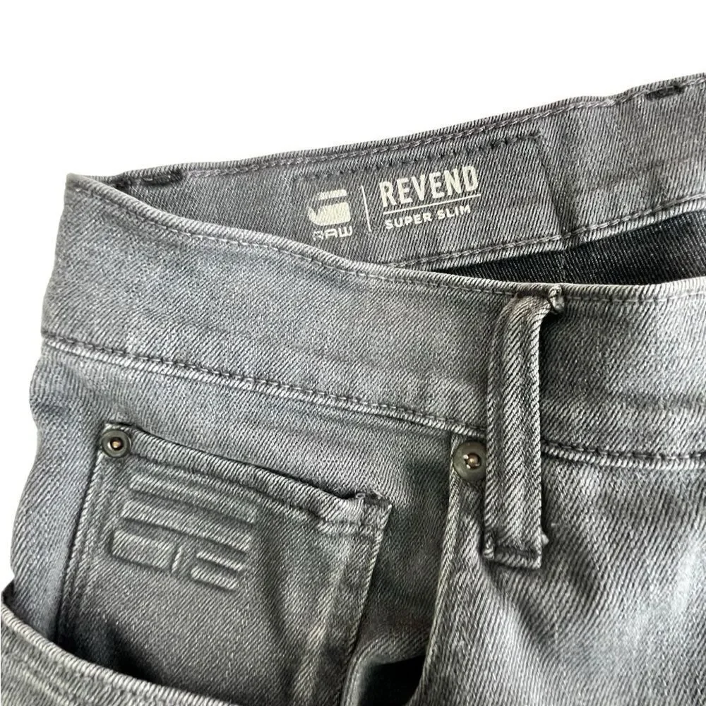 31x29 G-Star Raw Revend Super Slim Jeans Accel Grey